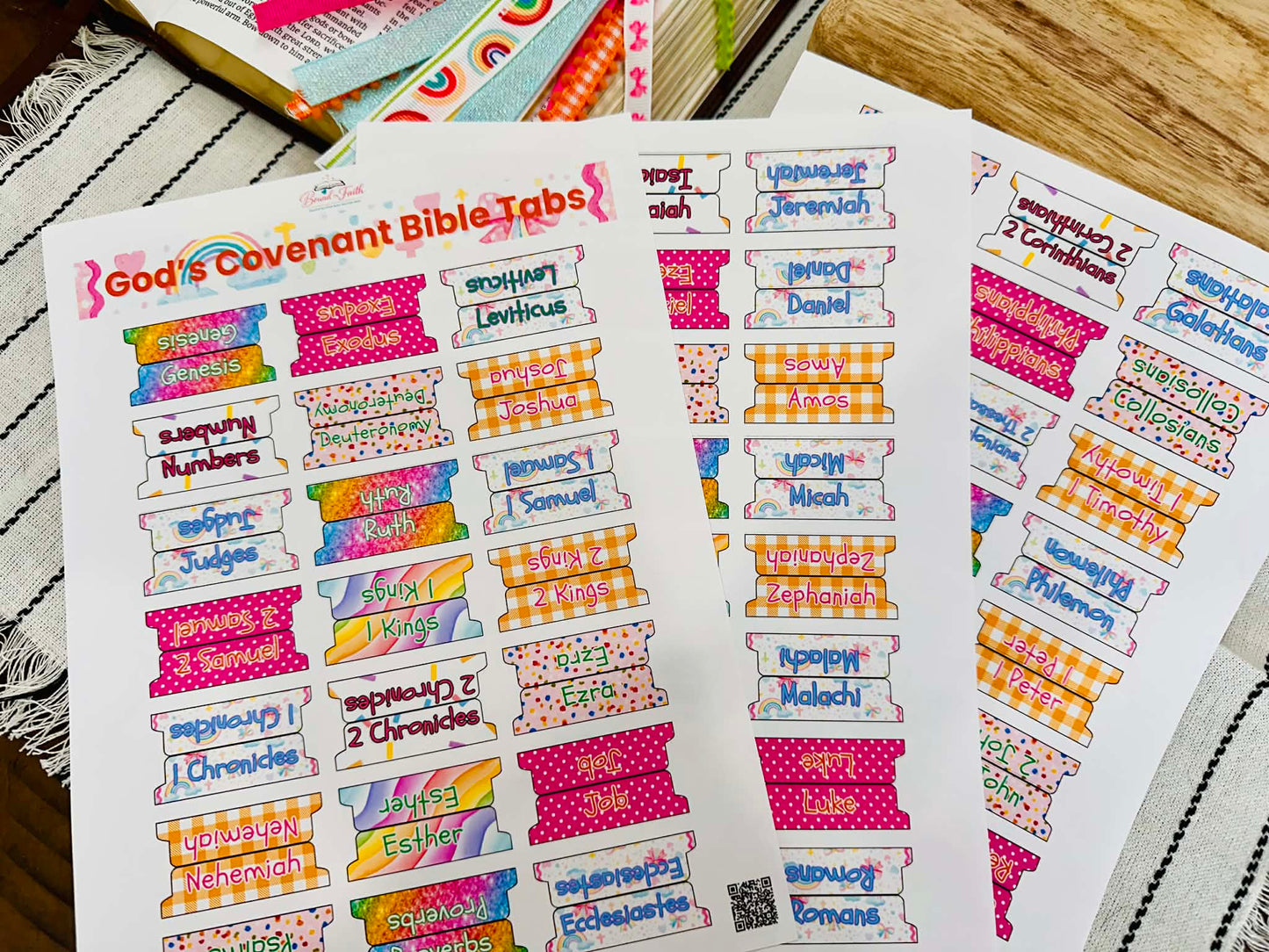 Noah's Ark Bible Tabs