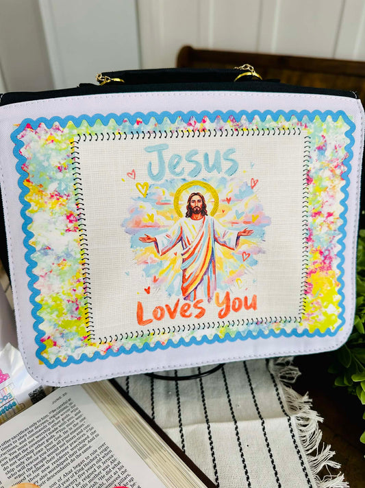 Jesus Loves You Bible Cover