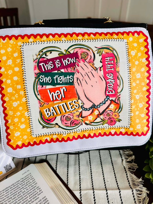 Fights Her Battles Bible Cover