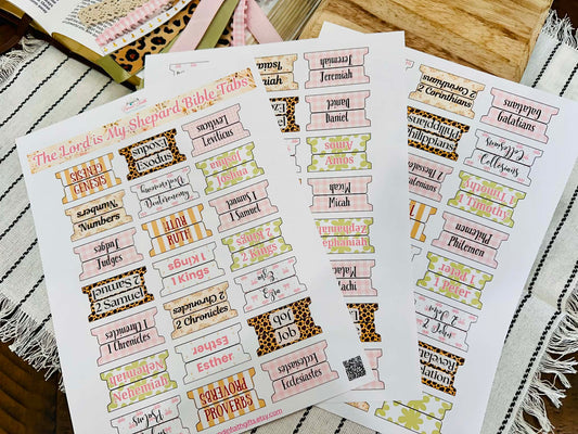 Lord is My Shepherd Bible Tabs