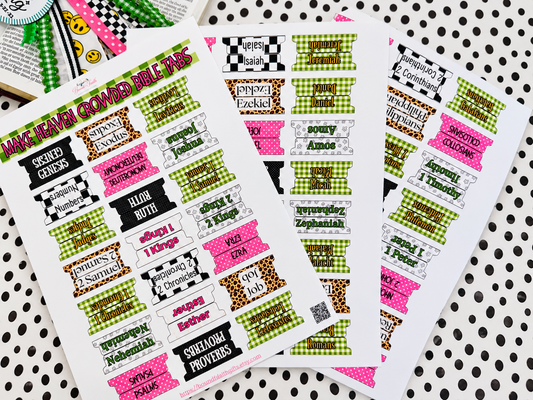 Make Heaven Crowded Bible Tabs