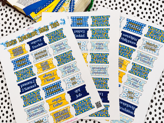 Jesus Lemonade Bible Tabs
