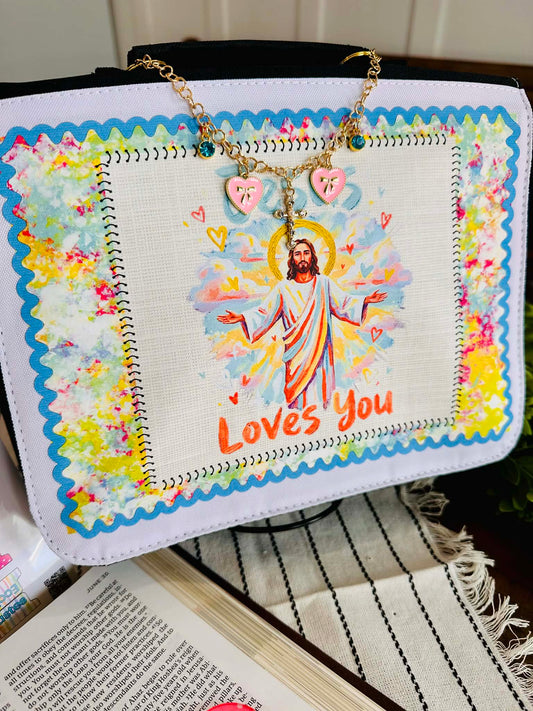 Jesus Loves You Bible Cover