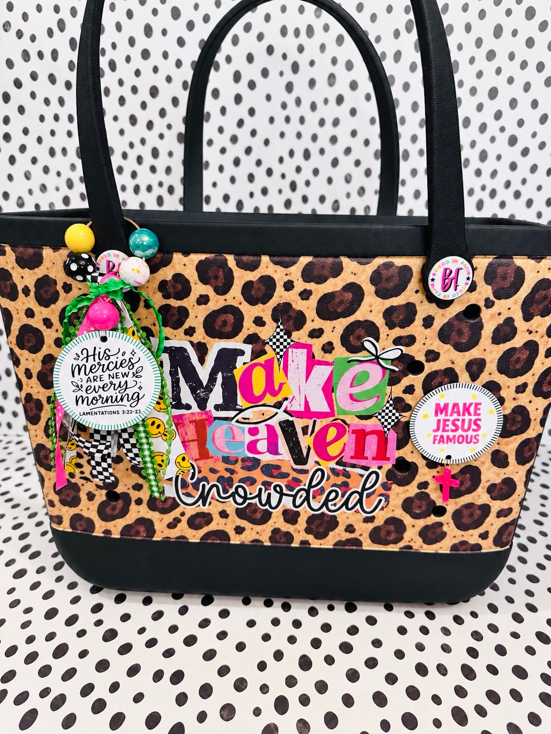 Make Jesus Famous EVA Bag Charm
