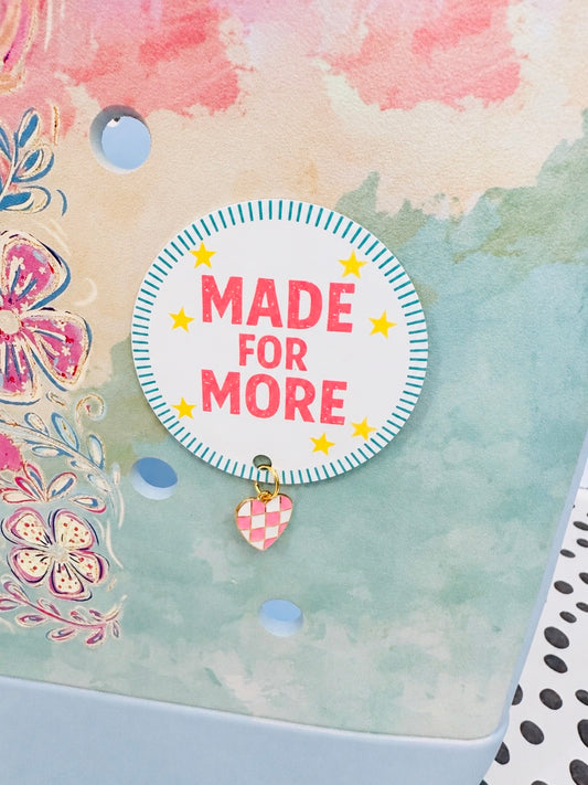Made for More EVA Bag Charm