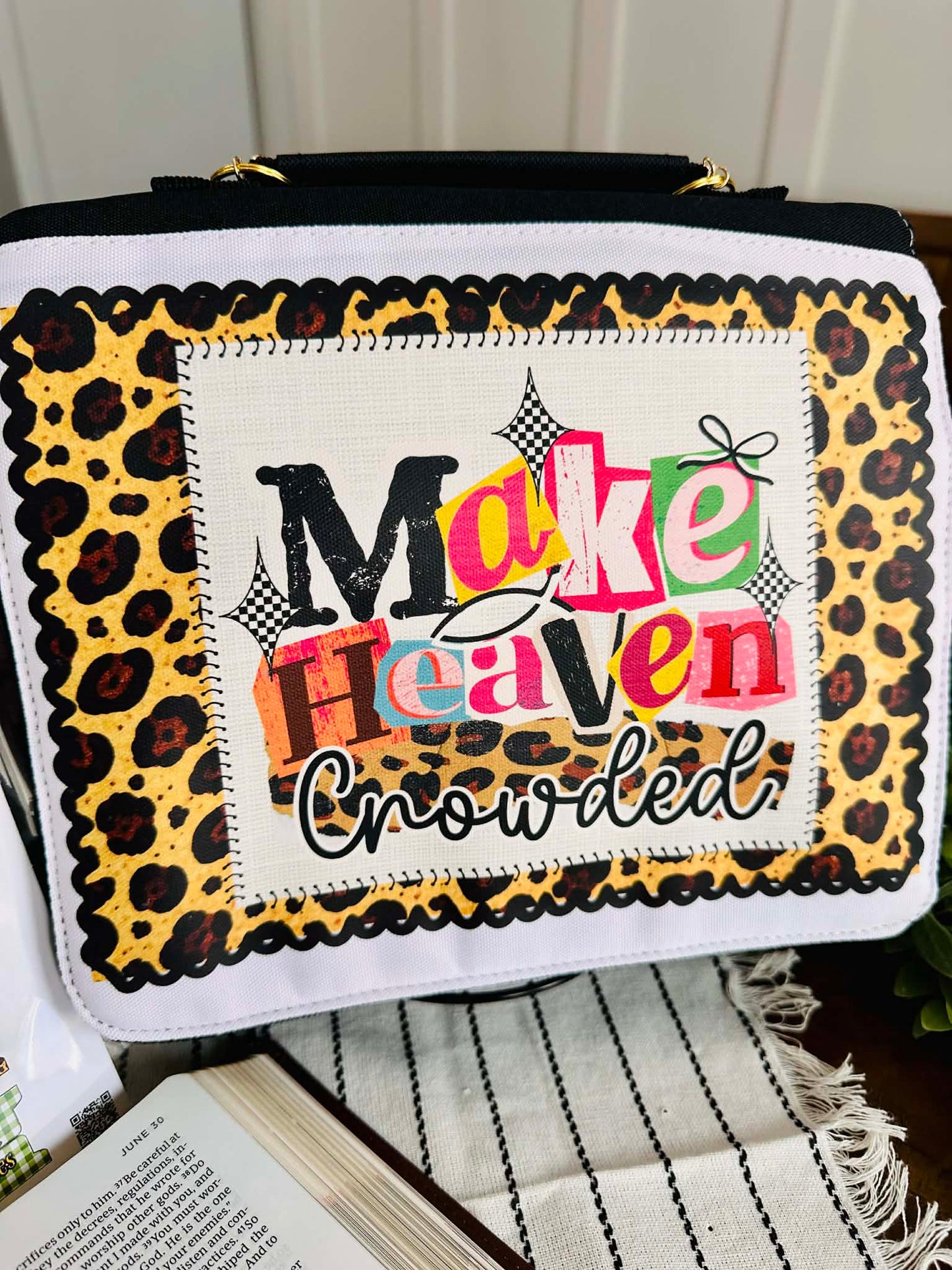 Make Heaven Crowded Bible Cover
