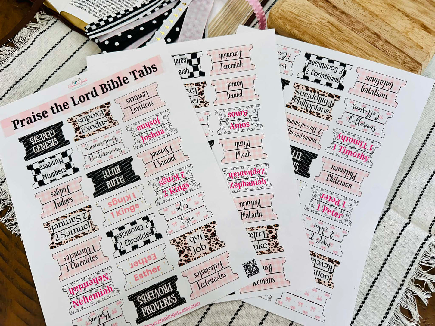 Off to Praise Bible Tabs