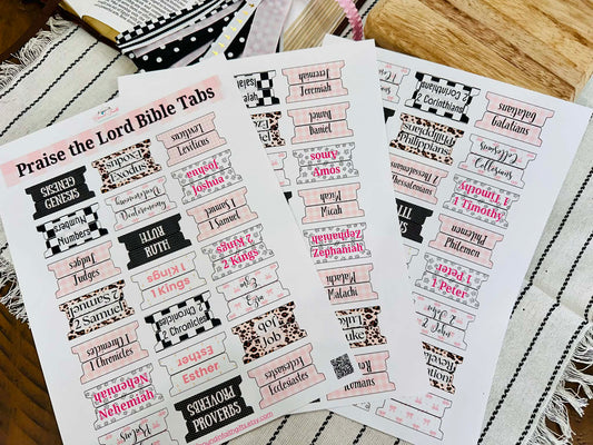 Off to Praise Bible Tabs