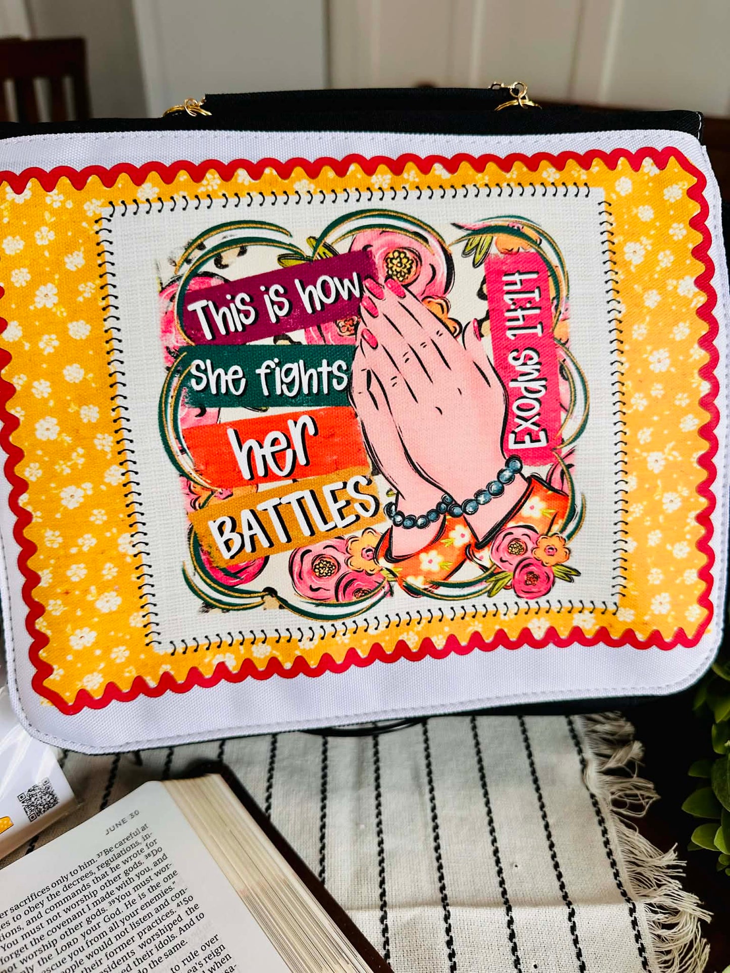 Fights Her Battles Bible Cover