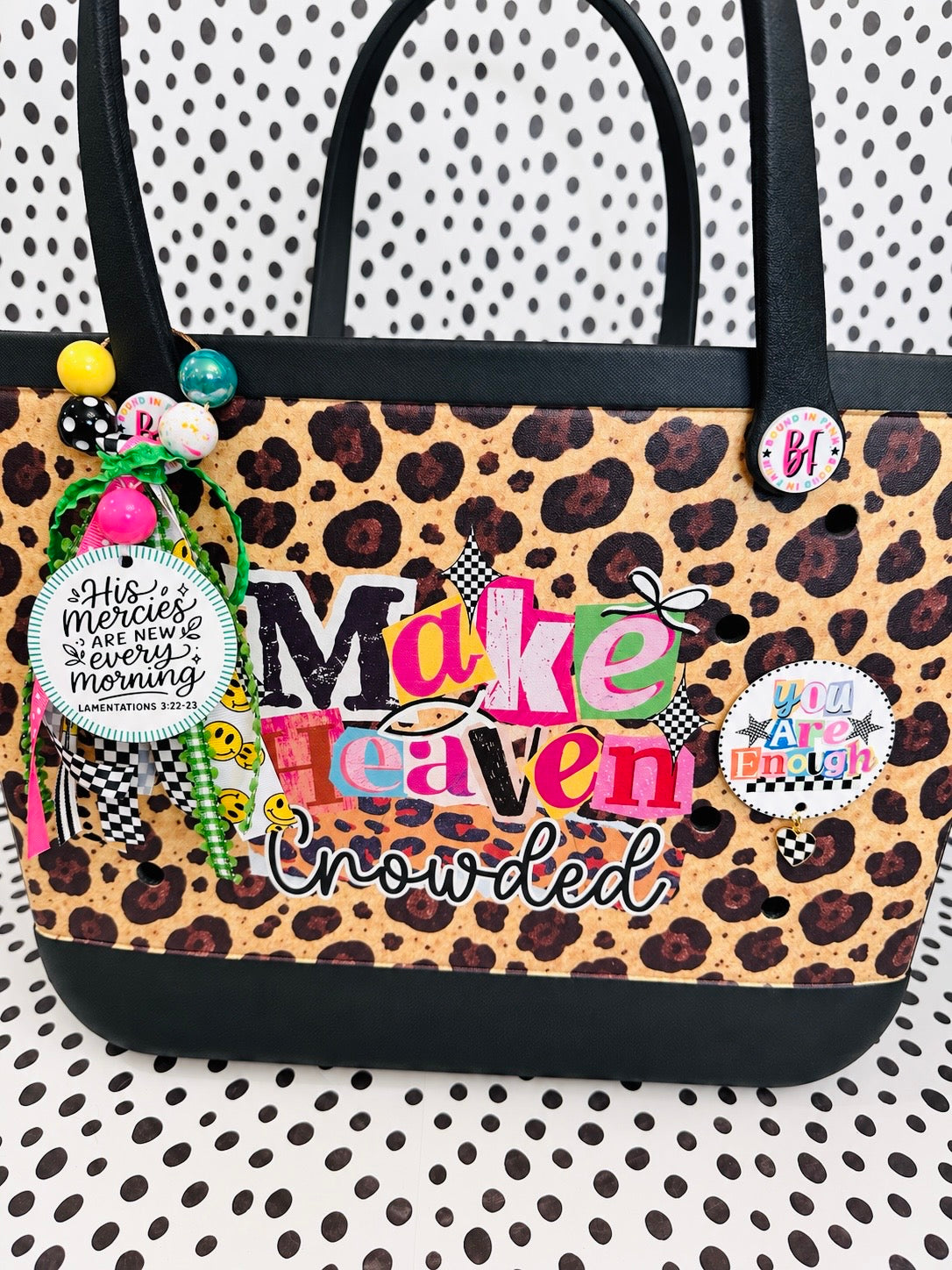 You Are Enough EVA Bag Charm
