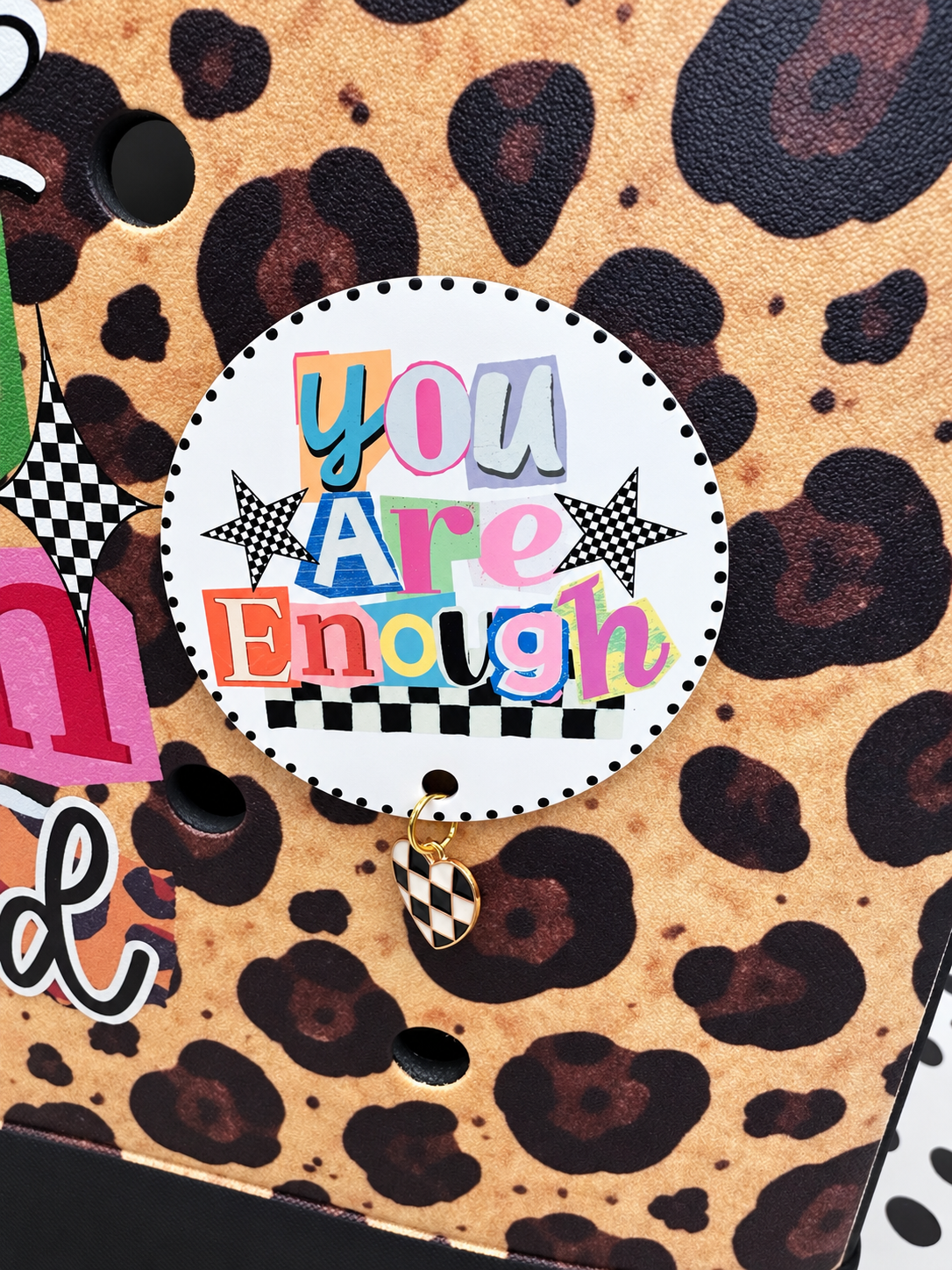 You Are Enough EVA Bag Charm