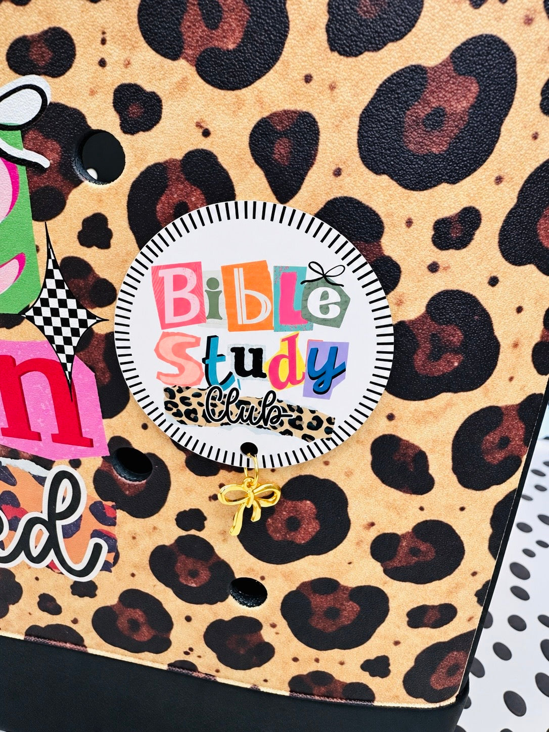 Bible Study Club EVA Bag Charm
