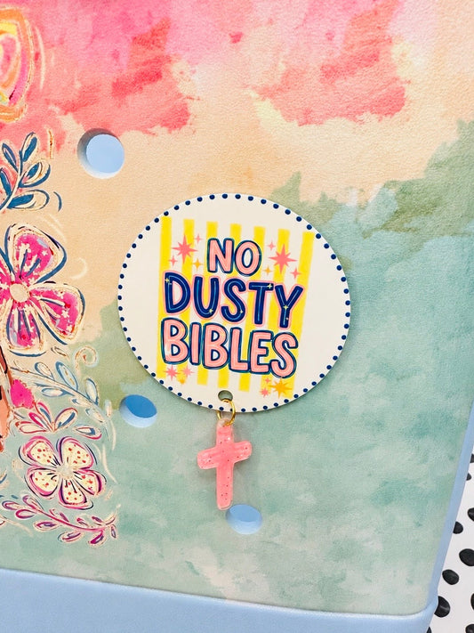 No Dusty Bibles EVA Bag Charm