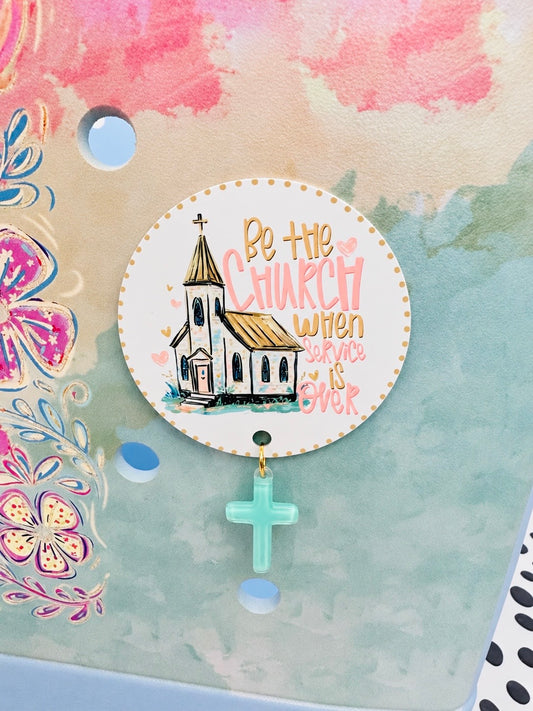 Be the Church  EVA Bag Charm