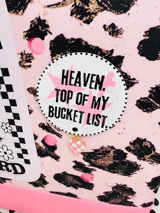 Top of My Bucket List EVA Bag Charm