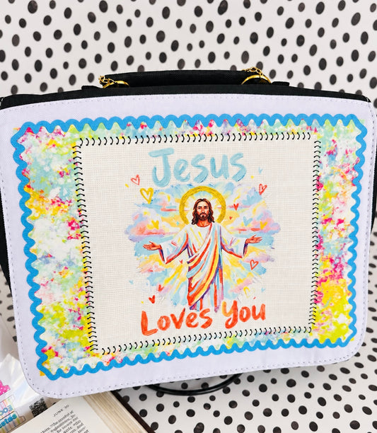 Jesus Loves You Bible Cover