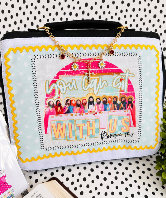 Sit With Us Bible Cover