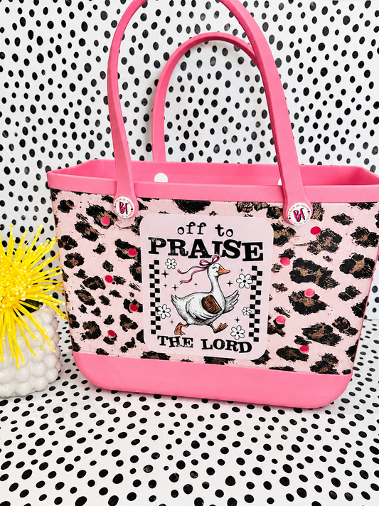 Off to Praise EVA Tote Bag