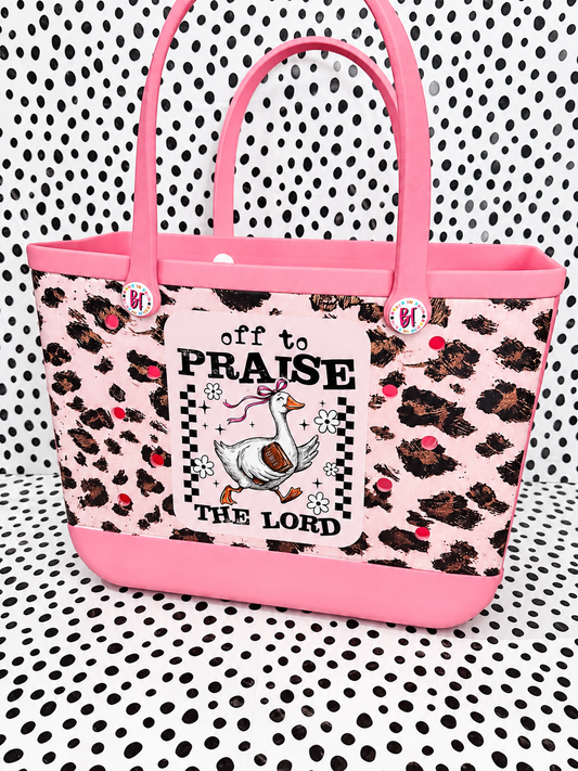 Off to Praise EVA Tote Bag
