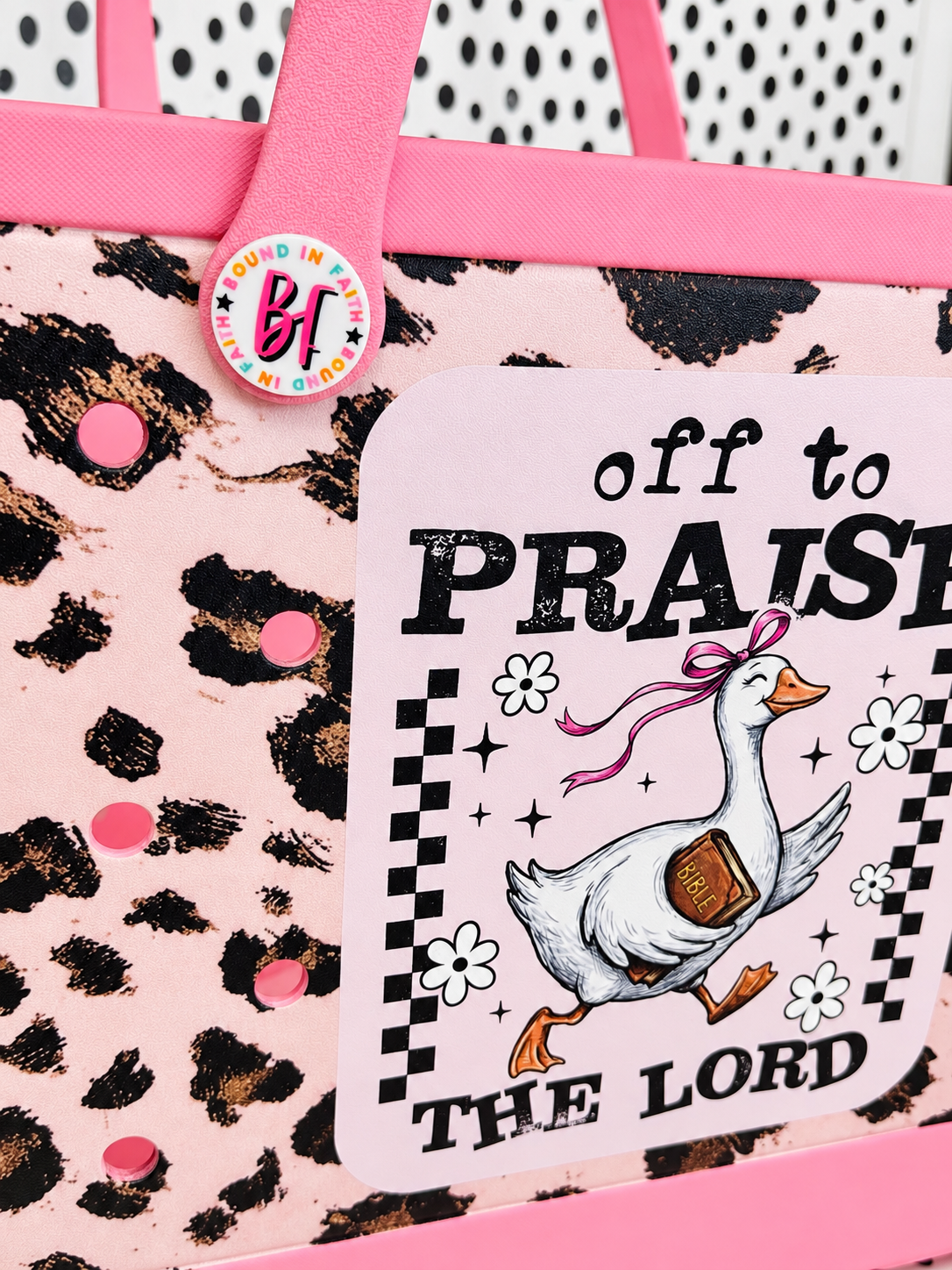 Off to Praise EVA Tote Bag