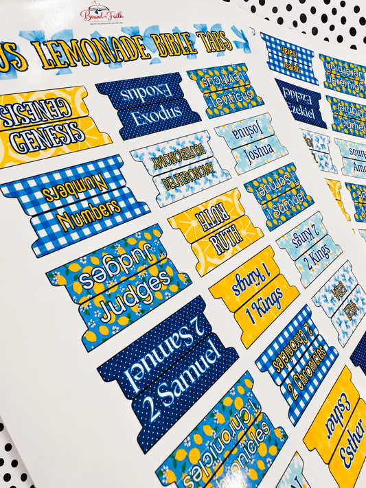 Jesus Lemonade Bible Tabs
