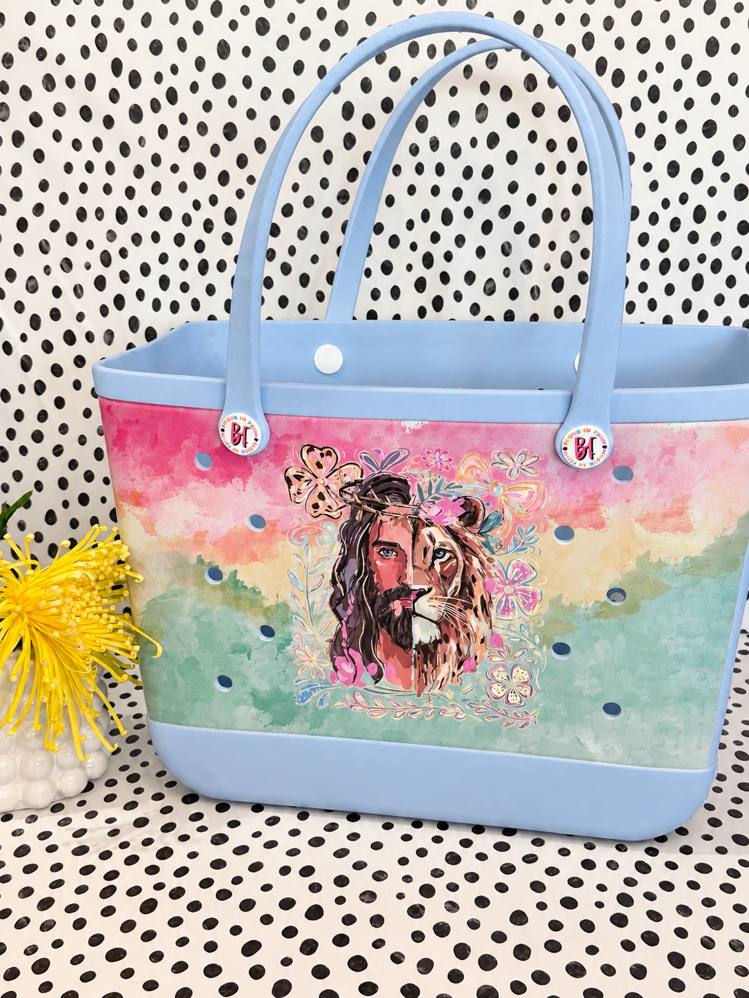 Lion of Judah EVA Tote Bag