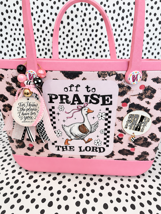 Just Pray EVA Bag Charm