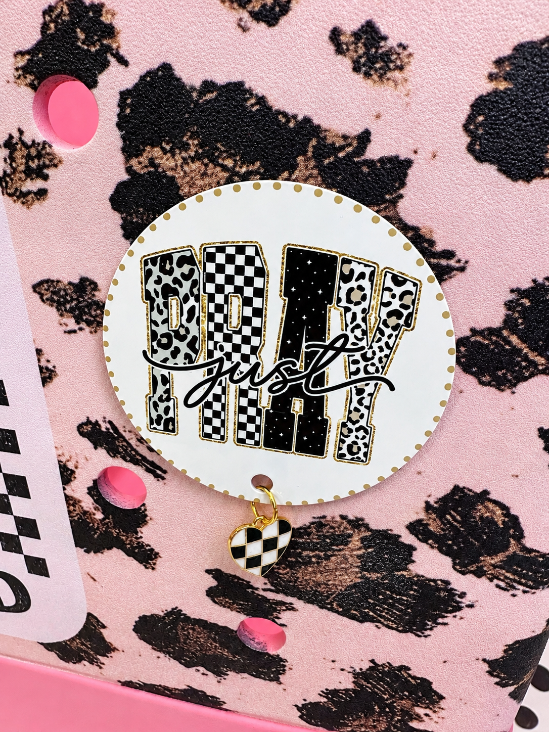 Just Pray EVA Bag Charm