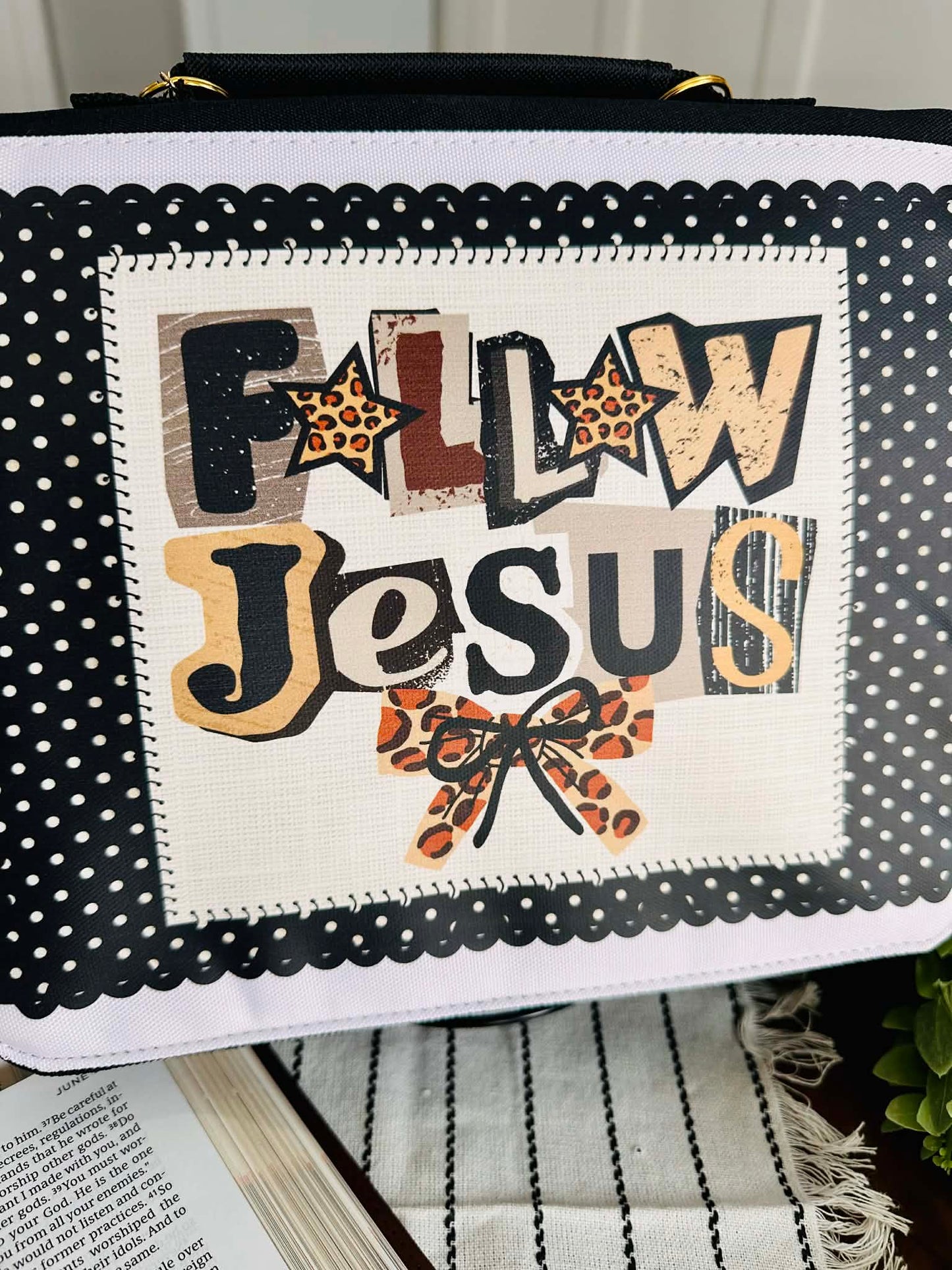 Follow Jesus Bible Cover